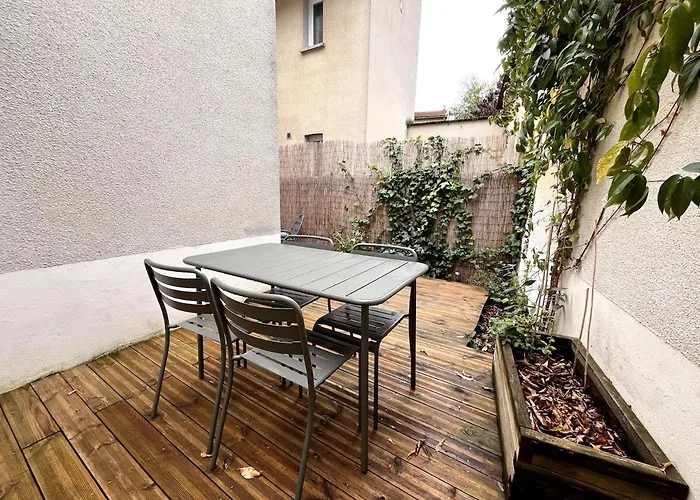 Luton Rdc Avec Terrasse Calme Proche Centre Lägenhet *