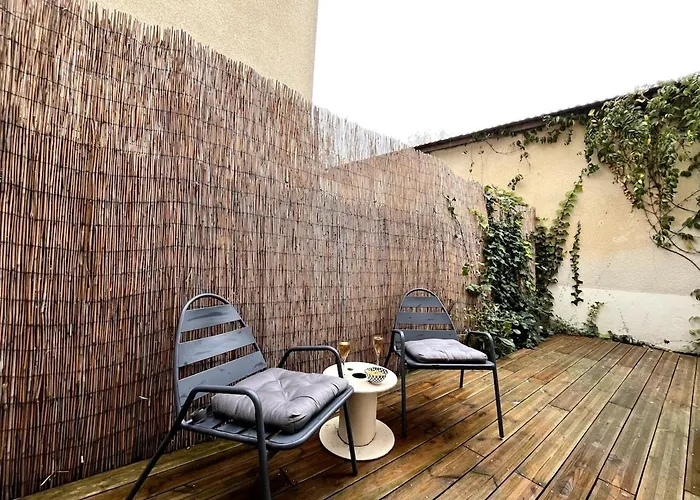 Luton Rdc Avec Terrasse Calme Proche Centre Lägenhet